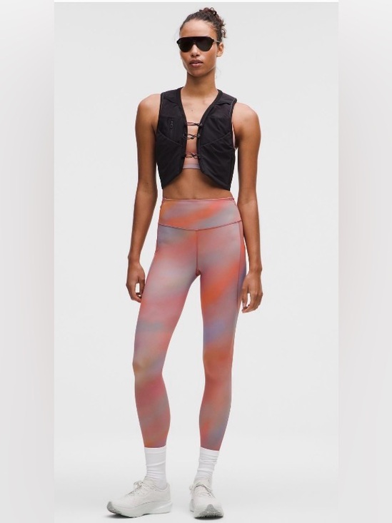 lululemon athletica Pants - Lululemon Fast & Free HR 28” 5 Pocket Tights Leggings Sz 6 Chroma Drift Multi!